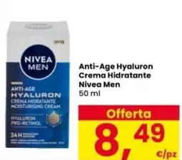 Interspar Anti-Age Hyaluron Crema Hidratante Nivea Men offerta