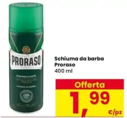 Interspar Schiuma da barba Proraso offerta