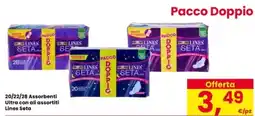 Interspar 20/22/28 Assorbenti Ultra con ali Lines Seta offerta