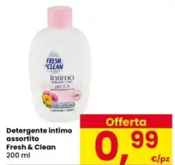 Interspar Detergente intimo Fresh & Clean offerta