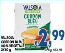 DEM Valsoia cordon bleu 100% vegetale offerta