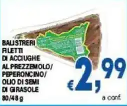 DEM Balistreri filetti di acciughe al prezzemolo/ peperoncino/ olio di semi di girasole offerta