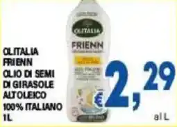 DEM Olitalia frienn olio di semi di girasole alt oleico 100% italiano offerta