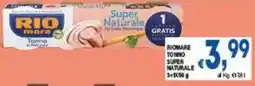 DEM Riomare tonno super naturale offerta