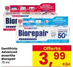Interspar Dentifricio Advanced Biorepair offerta