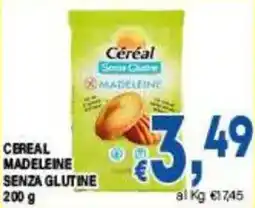 DEM Cereal madeleine senza glutine offerta