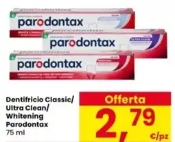 Interspar Dentifricio Classic/ Ultra Clean/ Whitening Parodontax offerta