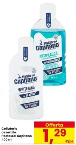 Interspar Collutorio Pasta del Capitano offerta
