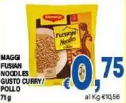 DEM Maggi fusian noodles gusto curry/ pollo offerta