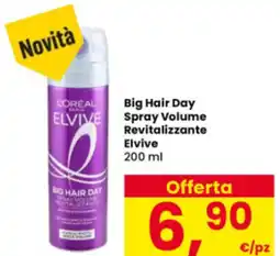 Interspar Big Hair Day Spray Volume Revitalizzante Elvive offerta