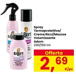 Interspar Spray Termoprotettivo/ Crema Ricci/Mousse Volumizzante Adorn offerta