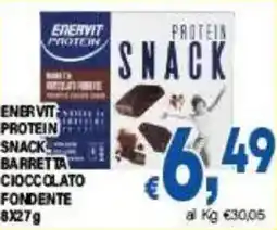 DEM Enervit protein snack barretta cioccolato fondente offerta