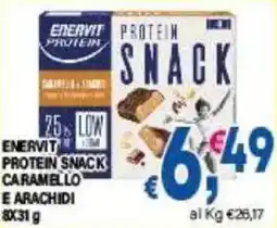 DEM Enervit protein snack caramello e arachidi offerta