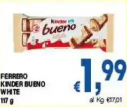 DEM Ferrero kinder bueno white offerta