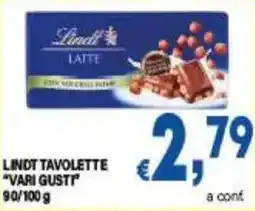 DEM Lindt tavolette offerta