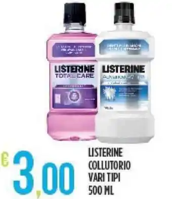 Supermercato Pollio Listerine Collutorio Vari Tipi 500 ml offerta