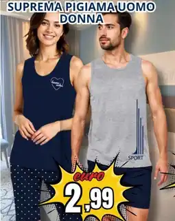 A Casa Mia Suprema pigiama uomo donna offerta