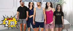 A Casa Mia Suprema pigiami uomo donna offerta