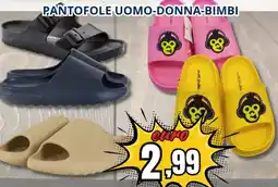 A Casa Mia Pantofole uomo, donna, bimbi offerta