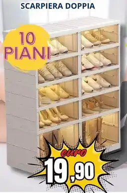 A Casa Mia Scarpiera doppia 10 piani offerta
