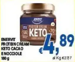DEM Enervit protein cream keto cacao e nocciole offerta
