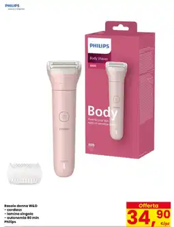 Interspar Rasoio donna W&D Philips offerta