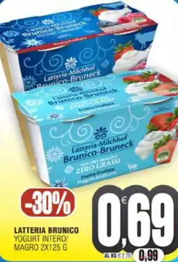 Vicino a te supermercati Latteria brunico yogurt intero/ magro offerta