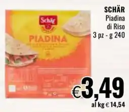 Famila SCHÄR Piadina di Riso offerta