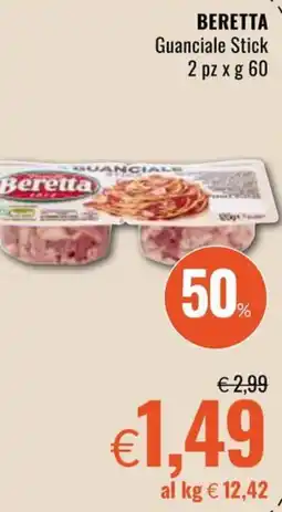 Famila BERETTA Guanciale Stick offerta
