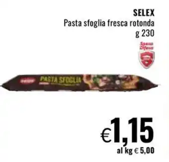 Famila SELEX Pasta sfoglia fresca rotonda offerta