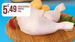 Iper Romagnolo Cosce di pollo singole al kg offerta