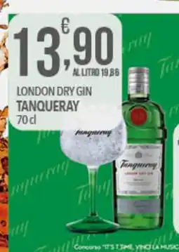 Iper Romagnolo London dry gin tanqueray offerta