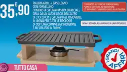 Iper Romagnolo Piastra grill + base legno con fornellino offerta