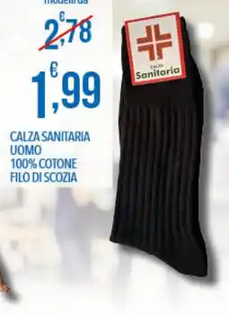 Iper Romagnolo Calza sanitaria uomo 100% cotone filo di scozia offerta