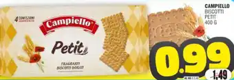 Vicino a te supermercati Campiello biscotti petit offerta