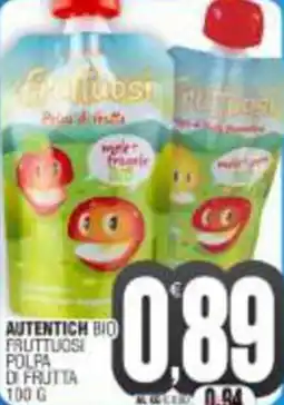 Vicino a te supermercati Autentich bio fruttuosi polpa di frutta offerta