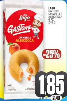 Vicino a te supermercati Lago gastone ciambelle albicocca 6 pz offerta