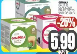 Vicino a te supermercati Gimoka caffe in caps comp dolce gusto offerta
