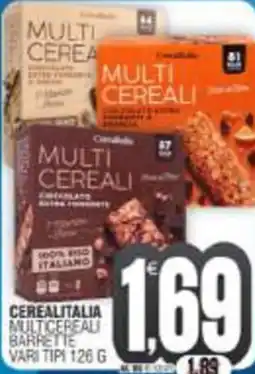 Vicino a te supermercati Cerealitalia multicereali barrette offerta