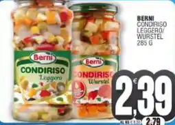 Vicino a te supermercati Berni condiriso leggero/ wurstel offerta
