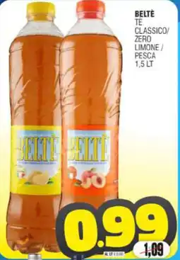 Vicino a te supermercati Belté te classico/ zero limone / pesca offerta
