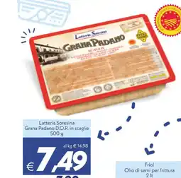 Iper Super Conveniente Latteria soresina grana padano offerta