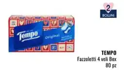 Famila TEMPO Fazzoletti 4 veli Box offerta