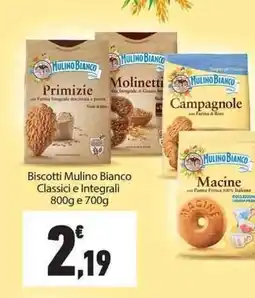 Conad Biscotti Mulino Bianco Classici e Integrali offerta