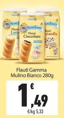 Conad Flauti Gamma Mulino Bianco offerta