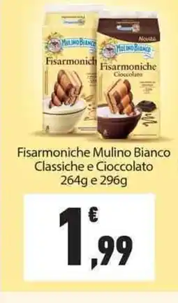 Conad Fisarmoniche Mulino Bianco Classiche e Cioccolato offerta