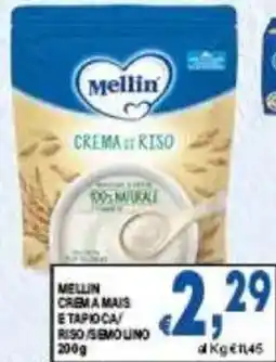 DEM Mellin crema mais e tapioca riso offerta