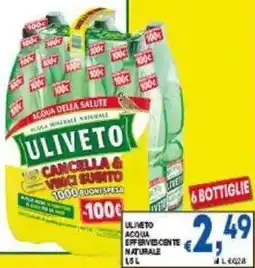 DEM Uliveto acqua effervescente naturale offerta