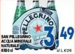 DEM San pellegrino acqua minerale naturale offerta