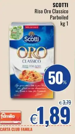 Famila SCOTTI Riso Oro Classico Parboiled offerta